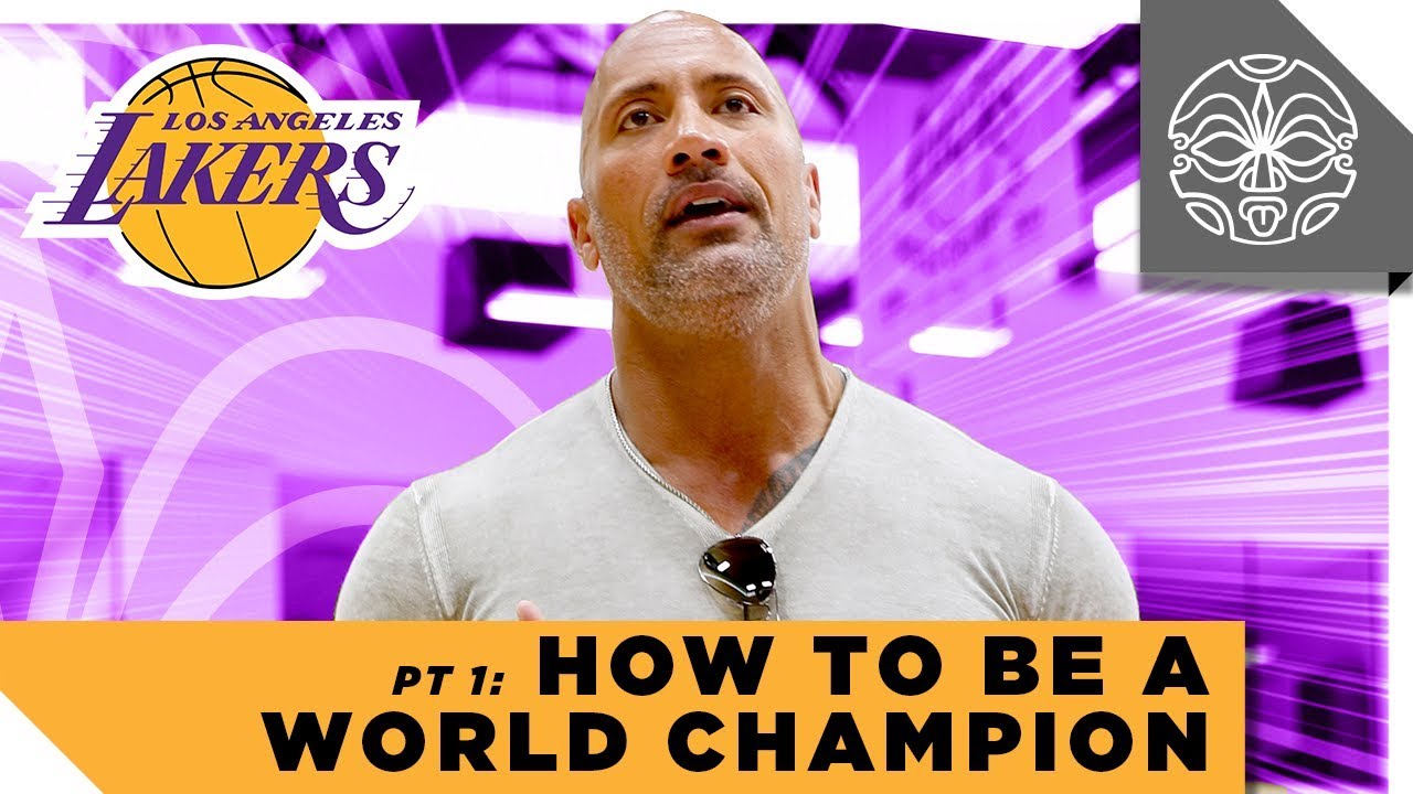 ⁣Teaching the Los Angeles Lakers How to Be World Champions: Dwayne Johnson’s “Genius Talk” Part 1