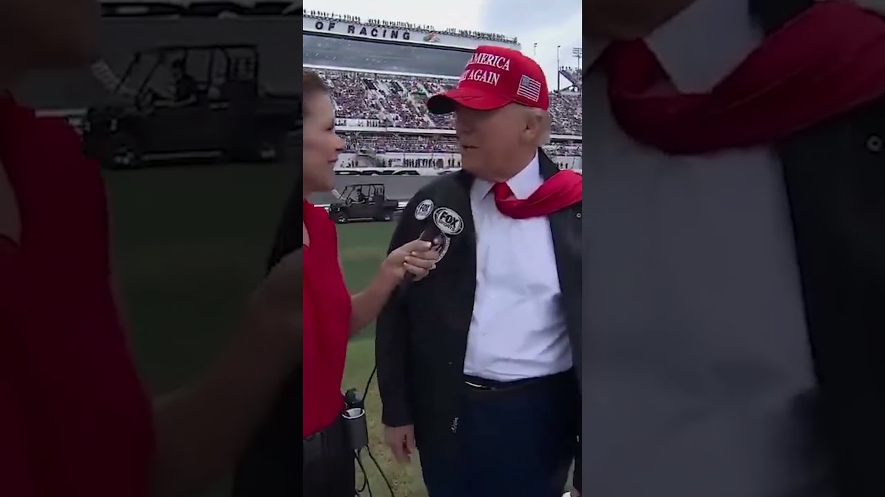 Trump Steals The Show At Daytona 500