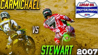 RICKY CARMICHAEL VS JAMES STEWART  2007 OUTDOORS