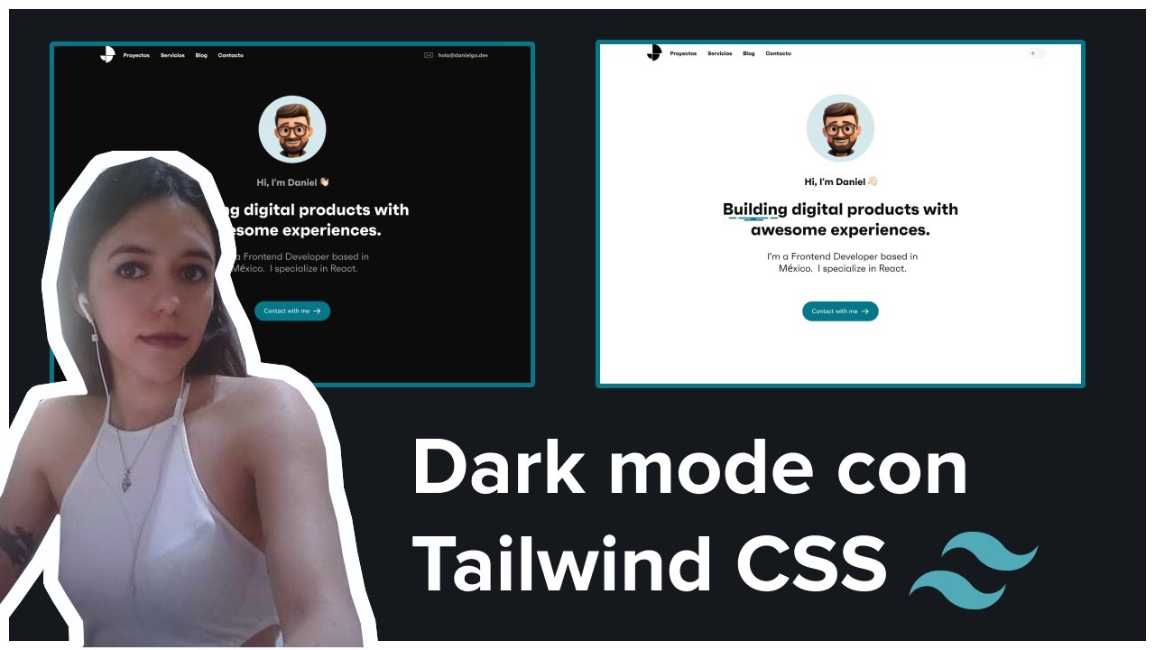 Agrega el Dark mode a tu página con Tailwind CSS 🔥 - YouTube