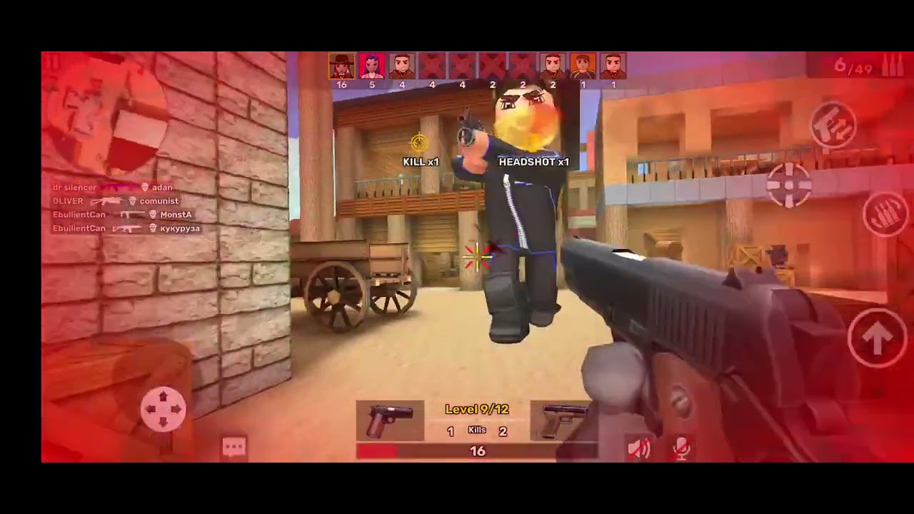 playing gun match on kuboom - YouTube