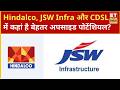 Hindalco, JSW Infra, CDSL के शेयरों में Experts से जानिए पैसा लगाना होगा कितना सही विकल्प? | ETNS