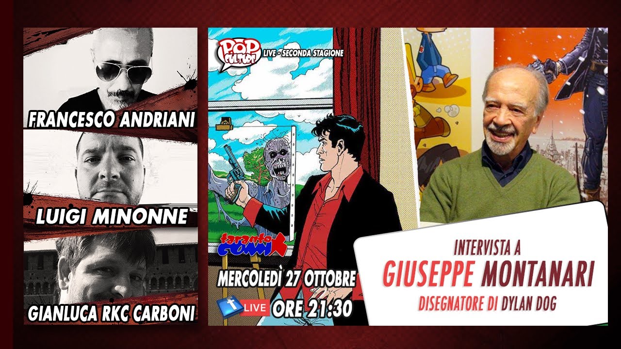 GIUSEPPE MONTANARI:Intervista allo storico disegnatore di Dylan Dog prossimo copertinista di OLDBOY.