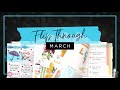 March Planner Flip Through :: My Completed Catch-All Planner After the Pen :: Happy Planner Setup