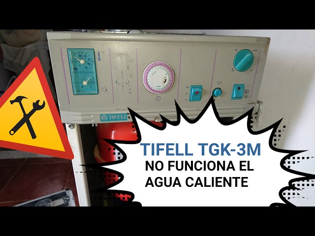 No funciona el agua caliente en una caldera Tifell TGK 3M de gasoil.