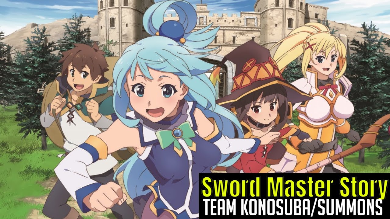 SwordMaster Story introduces upgraded limited characters from hit anime  KonoSuba in re-run collaboration event