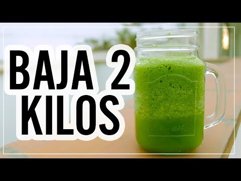 BAJE 2 KILOS EN 3 DIAS CON ESTE BATIDO VERDE l Kariniwiii