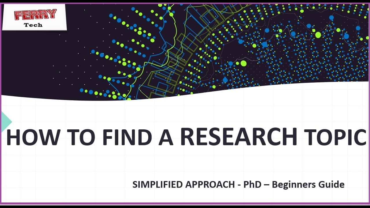 how to find a research topic for phd