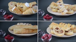 4 способа формовки из слоеного теста. Изделия из слоеного теста Трубочки Хворост Плетенка Бантики 4 способа формовки из слоеного теста. Изделия из слоеного теста Трубочки Хворост Плетенка Бантики