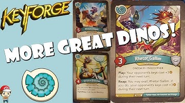 More Great Saurian Creatures Revealed! Expensive Keys! (New Keyforge Cards)