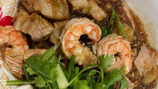 กุ้งอบวุ้นเส้นเบคอน ง่ายๆ อร่อยด้วยนะ #กุ้งอบวุ้นเส้น #อร่อย #อาหาร #food #youtube #youtuber