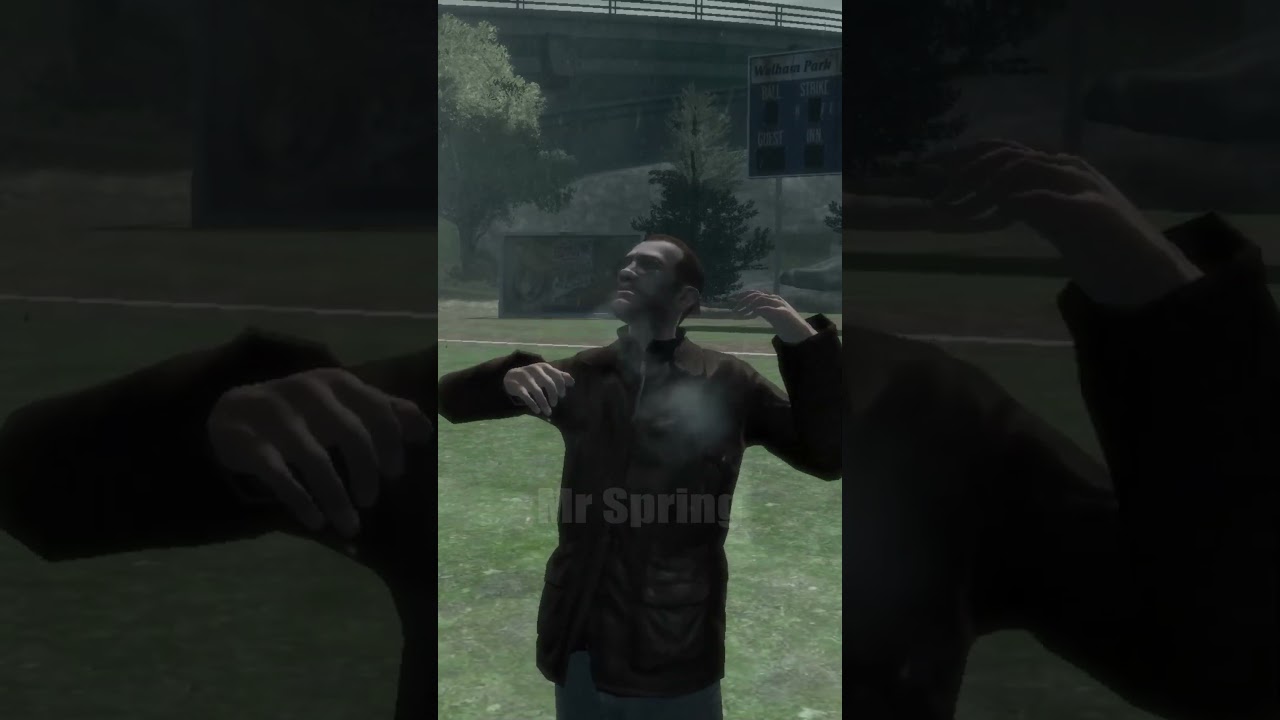 NIKO'S REACTION TO THE RAIN | GTA 4