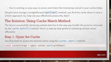 Unlocking the Secrets of Browser Cache: How to Retrieve Cached Values with Ease