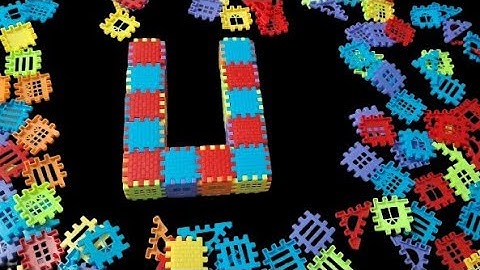 🥰Satisfying DIY big U building blocks ASMR/blocks game #ASMR #asmrsounds #lego  #building blocks 🥰 