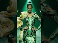 Model Wearing Real Snake Dress on Runway 😱🐍 | Cinematic AI Fashion