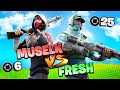 Muselk vs Fresh (Fortnite Kill Race Challenge)