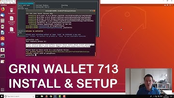 Grin Wallet 713 Install & Setup Guide - Create Addresses Send & Receive Payment
