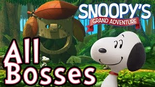 Peanuts Movie: Snoopy's Grand Adventure All Bosses | Boss Fights  (PS4, X360, WiiU)