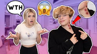 HICKEY PRANK ON GIRLFRIEND! **ANGRY REACTION** 😡💋| Gavin Magnus ft. Coco Quinn