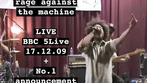 Rage Against the Machine - Live on BBC Radio + No.1 Announcement