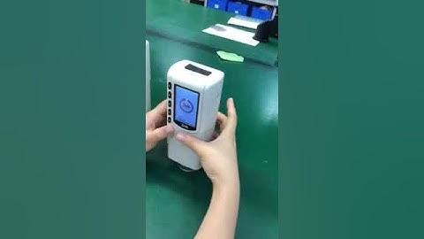 NR100 colorimeter operation video