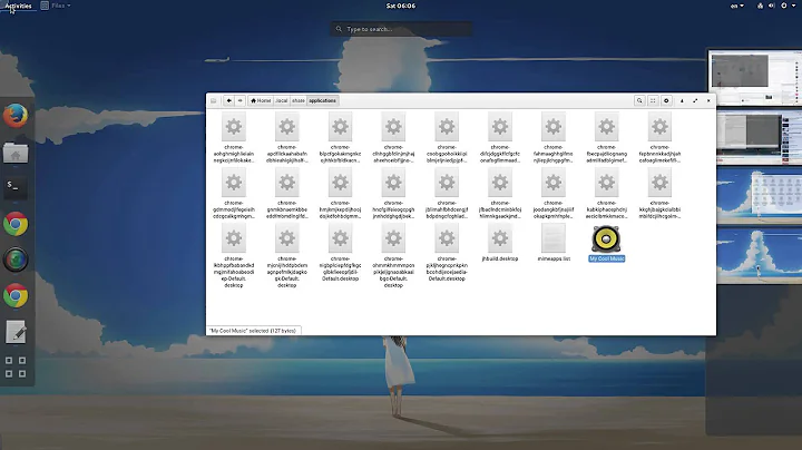 How to create custom desktop launchers on GNOME