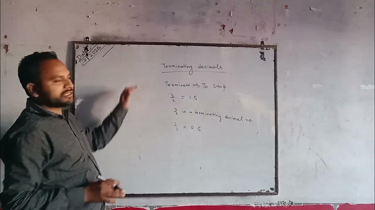 Number system class 9 part 1 terminating and non terminating decimal ...