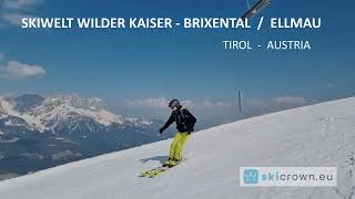 SkiWelt Brixental Tirol Austria / ski run 80a - Ellmau, from top to bottom screenshot 1