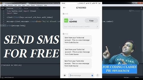 How To Send SMS Messages Using Python