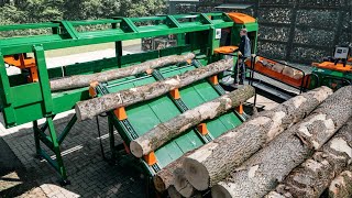 : Amazing Firewood Processing Techniques You Need to See | Fastest Powerful Wood Splitter Working
