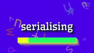 How To Say Serialising High Quality Voices