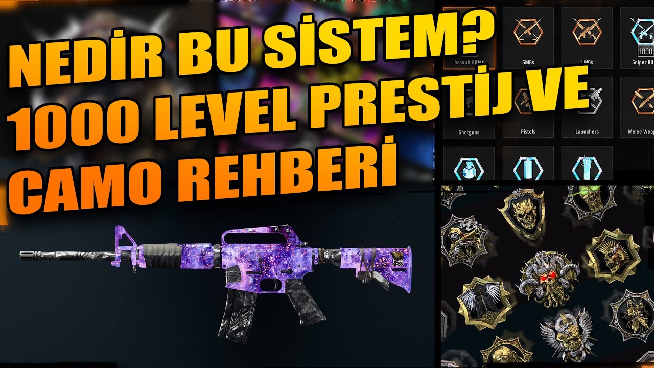HIZLI BAŞLA! BLACK OPS 6 LEVEL SİSTEMİ VE CAMO REHBERİ TÜRKÇE. 