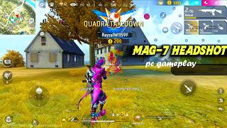 MAG - 7 ONE TAP HEADSHOTS 😱🔥| Free Fire Pc Gameplay screenshot 1