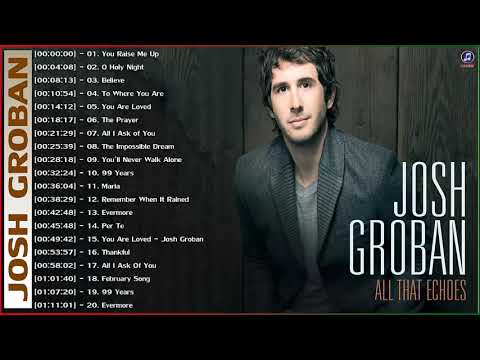 Josh Groban Best Songs Of Playlist 2021 - Josh Groban Greatest Hits Full Album