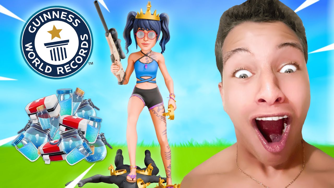 Rompo 7 RECORDS en FORTNITE...