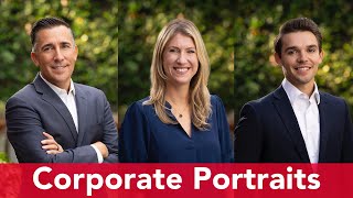 Outdoor Corporate Portraits, Camera Settings, Lens Choice & Lighting