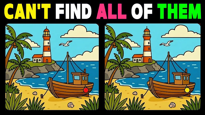 🏖️ Find 3 Differences in 90 Seconds 【Spot the Difference Challenge】