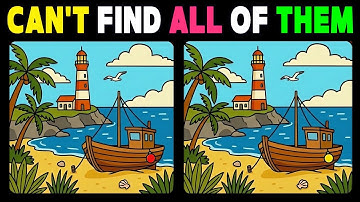 🏖️ Find 3 Differences in 90 Seconds 【Spot the Difference Challenge】
