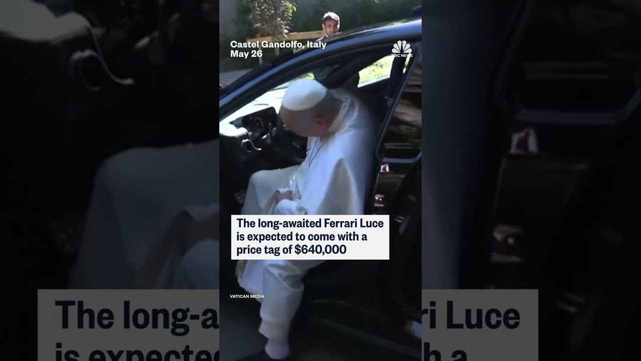 Pope Leo gets behind the wheel of Ferrari’s first fully electric car Pope Leo gets behind the wheel of Ferrari’s first fully electric car