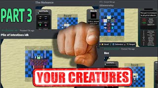 Playing as YOUR CREATURES in ROBLOX EVOLVE (Ep.3)