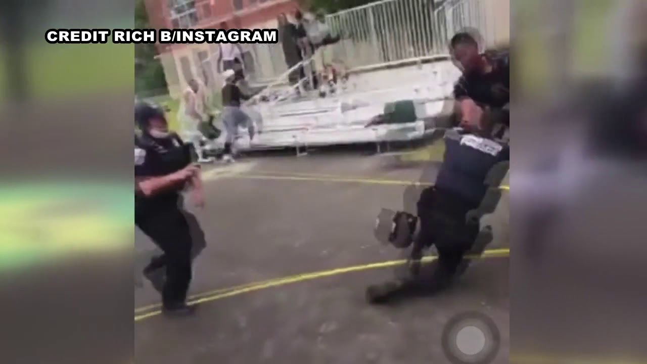 Video shows alleged attack on 2 DC cops at Southeast playground | FOX 5 DC