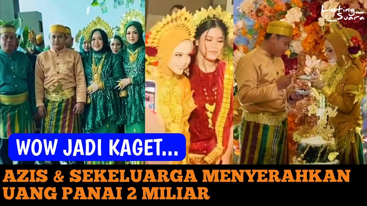 MENYERAHKAN UANG PANAI 2 MILIYAR || BAHAGIANYA PUTRI ISNARI DAN AZIS