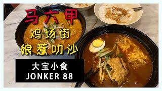马六甲鸡场街大宝小食【娘惹叻沙/NYONYA LAKSA】 -- MELACCA JONKER 88 #马六甲 #鸡场街 #jonkerstreet #melakafood