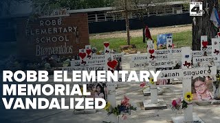 Vandals desecrate Uvalde school shooting memorial; $2,500 reward offered for information