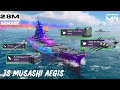 JS Musashi Aegis - Most annoying BB ☠️ 2.8 Damage 🔥- modern warships