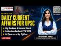 Gig Economy + India-NZ FTA + AI Cyber | 28 Apr UPSC Current Affairs | Shivani Mam #currentaffairs
