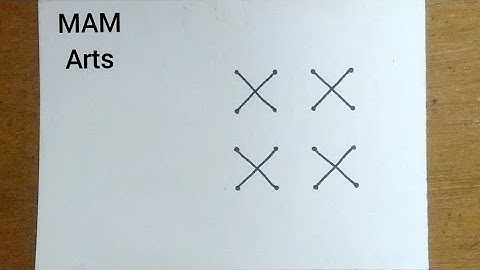 How to draw a camel with using 4×4 dots// Easy camel drawing step by step// MAM Arts