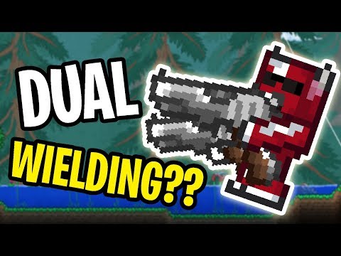 How to DUAL WIELD weapons in Terraria