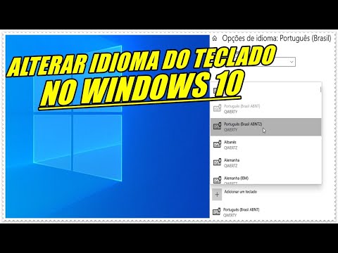 Vídeo: Como Definir O Idioma No Teclado