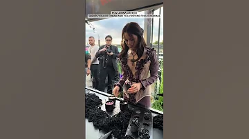 Jenna Ortega Serves Ice Cream In Full Wednesday Mode 